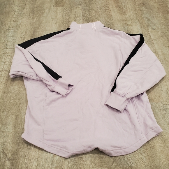 Victoria's Secret PINK Purple Half Zip Sweatshirt Size Medium - Picture 2 of 4